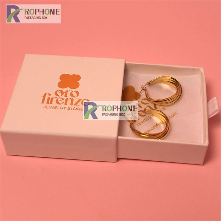 গোলাপী গয়না বক্স প্যাকেজিং